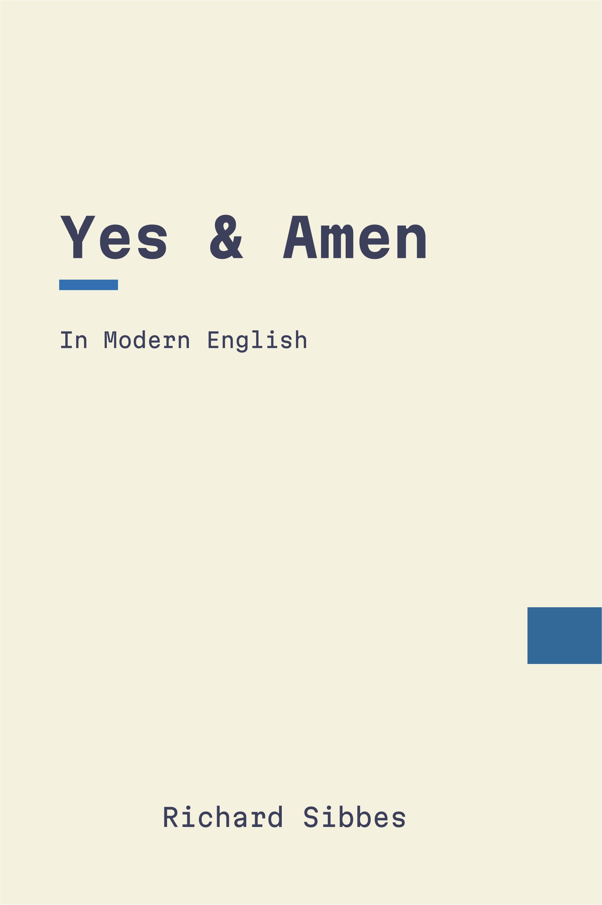 Yes and Amen by Richard Sibbes